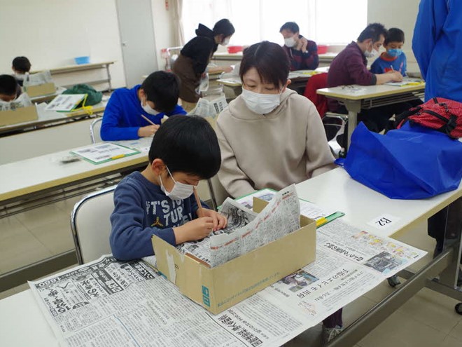 親子でまがたまづくり